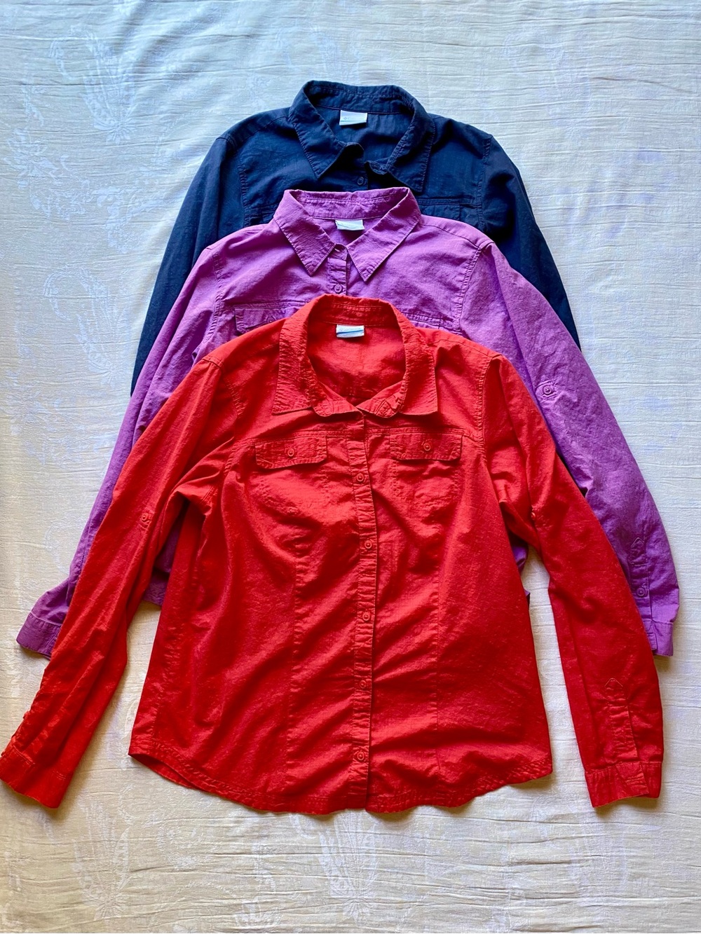 Columbia Lot of 3 Women’s Button Down Utility Trail Shirts